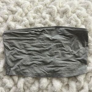 Grey tube top- from shein